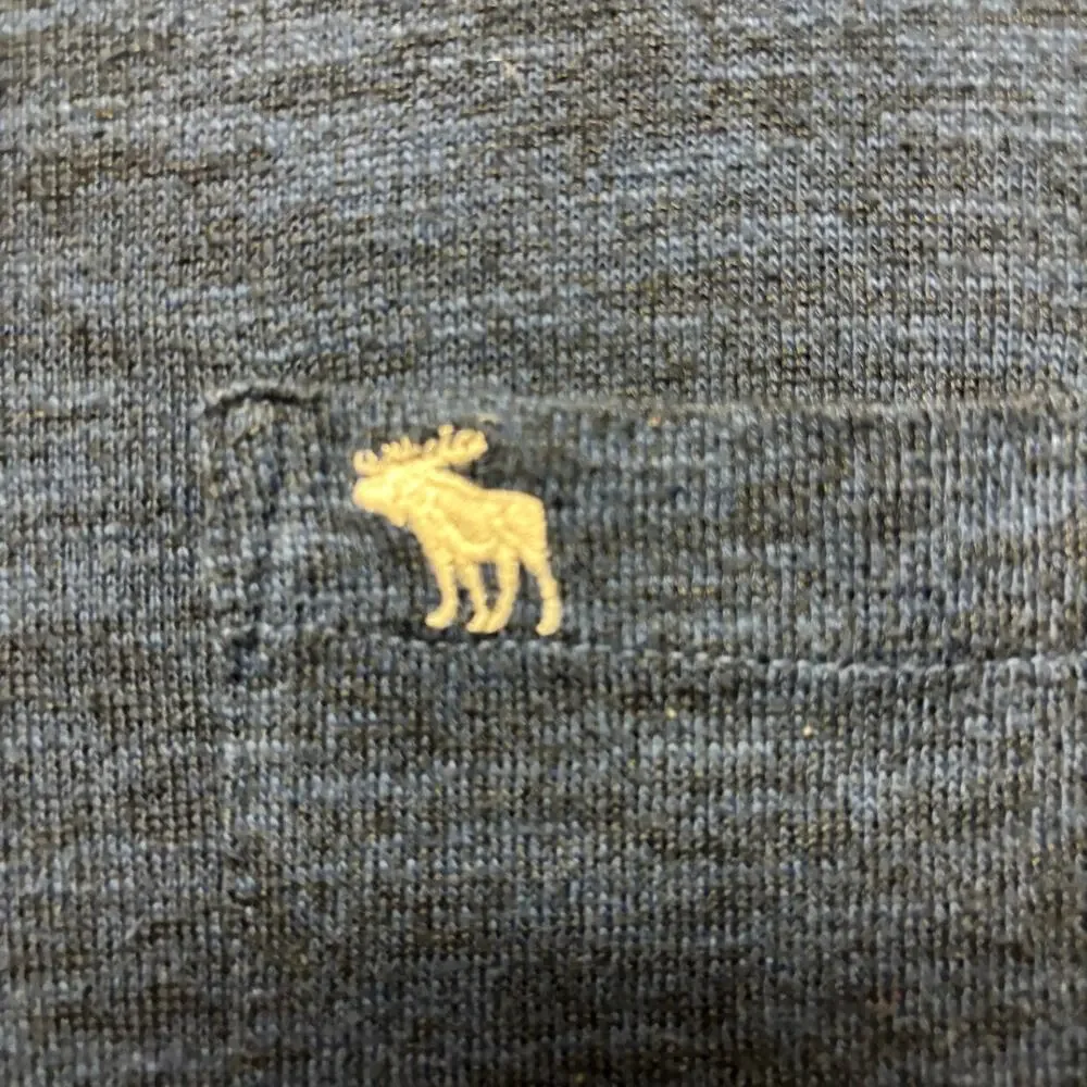 Abercrombie & Fitch Kid's Knit Sweater Shirt 11/12 Pocket Preppy Stretchy Comfy